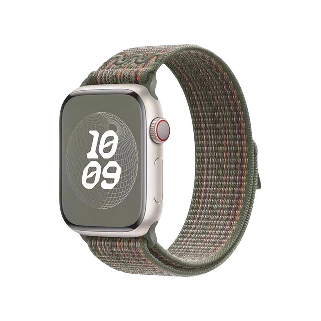 Apple Watch 7 45mm Uyumlu KRD-91 Hasır Kordon Strap Kayış - 1