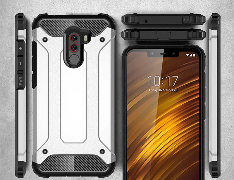 Xiaomi Pocophone F1 Uyumlu Kılıf Zore Crash Silikon Kapak - 3