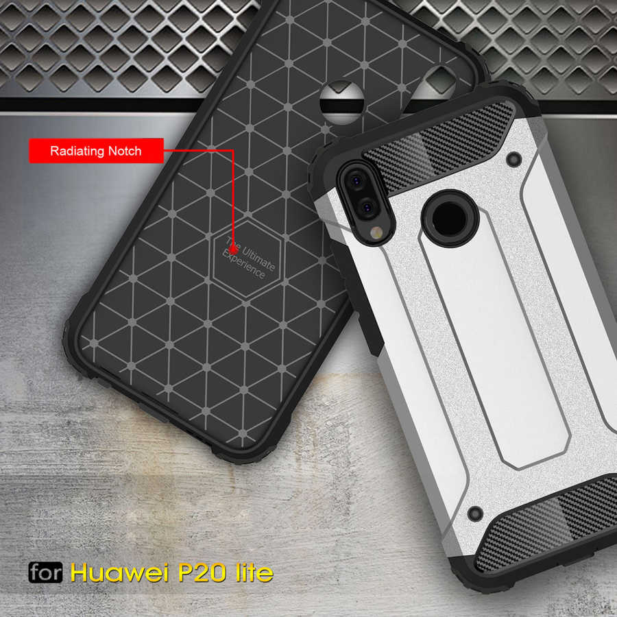 Huawei P20 Lite Uyumlu Kılıf Zore Crash Silikon Kapak - 1