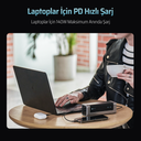 CUKTECH 20 Power Bank 25000mAh | 210W PD3.1 Süper Hızlı Şarj | 3 Port (2C1A) | TFT Ekranlı Taşınabilir Şarj Cihazı – Laptop, MacBook, iPhone, Samsung, Xiaomi ile Uyumlu