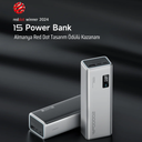 CUKTECH 15 Powerbank 20000 mAh | 150 W PD3.1 Süper Hızlı Şarj | 3 Port (2C1A) | TFT Ekranlı Taşınabilir Şarj Cihazı – Laptop, MacBook, iPhone, Samsung, Xiaomi ile Uyumlu