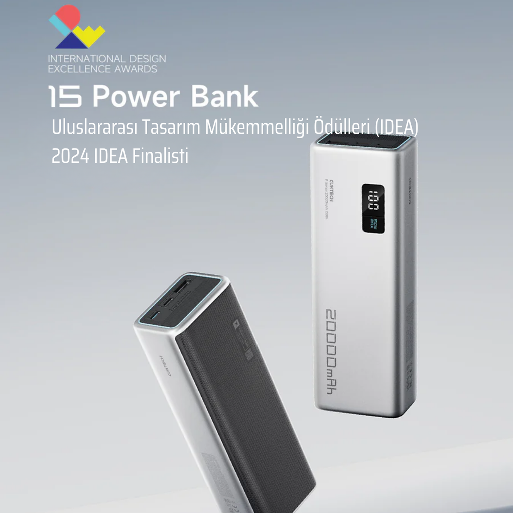 CUKTECH 15 Powerbank 20000 mAh | 150 W PD3.1 Süper Hızlı Şarj | 3 Port (2C1A) | TFT Ekranlı Taşınabilir Şarj Cihazı – Laptop, MacBook, iPhone, Samsung, Xiaomi ile Uyumlu