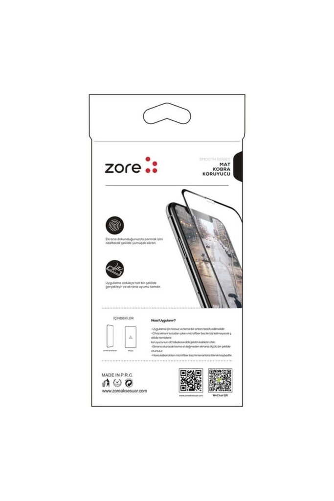 Oppo Reno 2Z Uyumlu Zore Mat Kobra Ekran Koruyucu