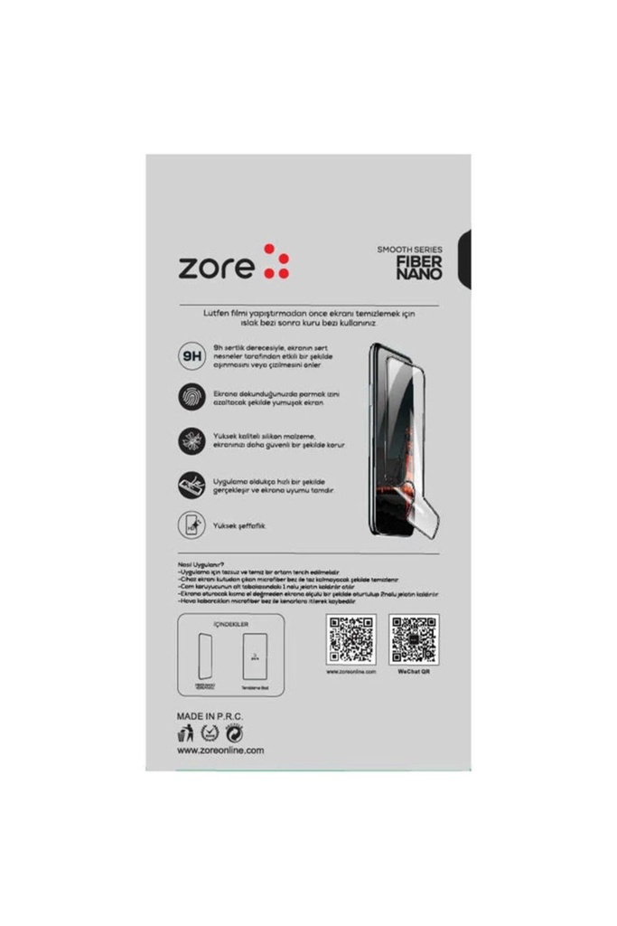 Huawei P30 Uyumlu Zore Fiber Nano Ekran Koruyucu