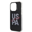 Apple iPhone 14 Uyumlu Pro Uyumlu Max Uyumlu Kılıf U.S. POLO ASSN. Simli Parlak Alfabe Tasarım Kapak - 5