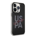 Apple iPhone 15 Uyumlu Pro Uyumlu Kılıf U.S. Polo Assn. Orjinal Lisanslı Simli Parlak Alfabe Tasarım Kapak - 3