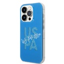 Apple iPhone 15 Uyumlu Pro Uyumlu Kılıf U.S. Polo Assn. Orjinal Lisanslı Simli Parlak Alfabe Tasarım Kapak - 8