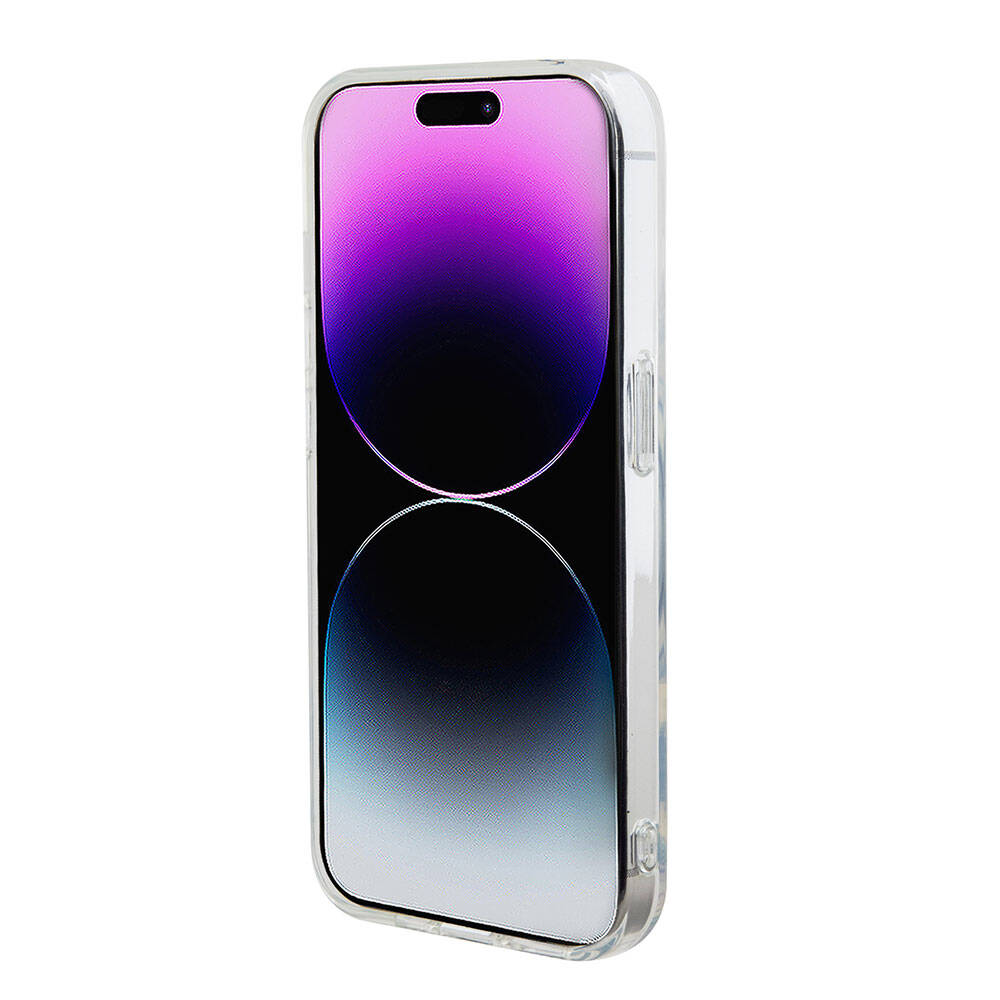 Apple iPhone 15 Uyumlu Pro Uyumlu Kılıf U.S. Polo Assn. Orjinal Lisanslı M-safe Şarj Özellikli Transparan Tasarım Kapak - 27
