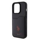 Apple iPhone 15 Uyumlu Pro Uyumlu Kılıf U.S. Polo Assn. Orjinal Lisanslı Baskı Logolu PU Kartlıklı Kapak - 5