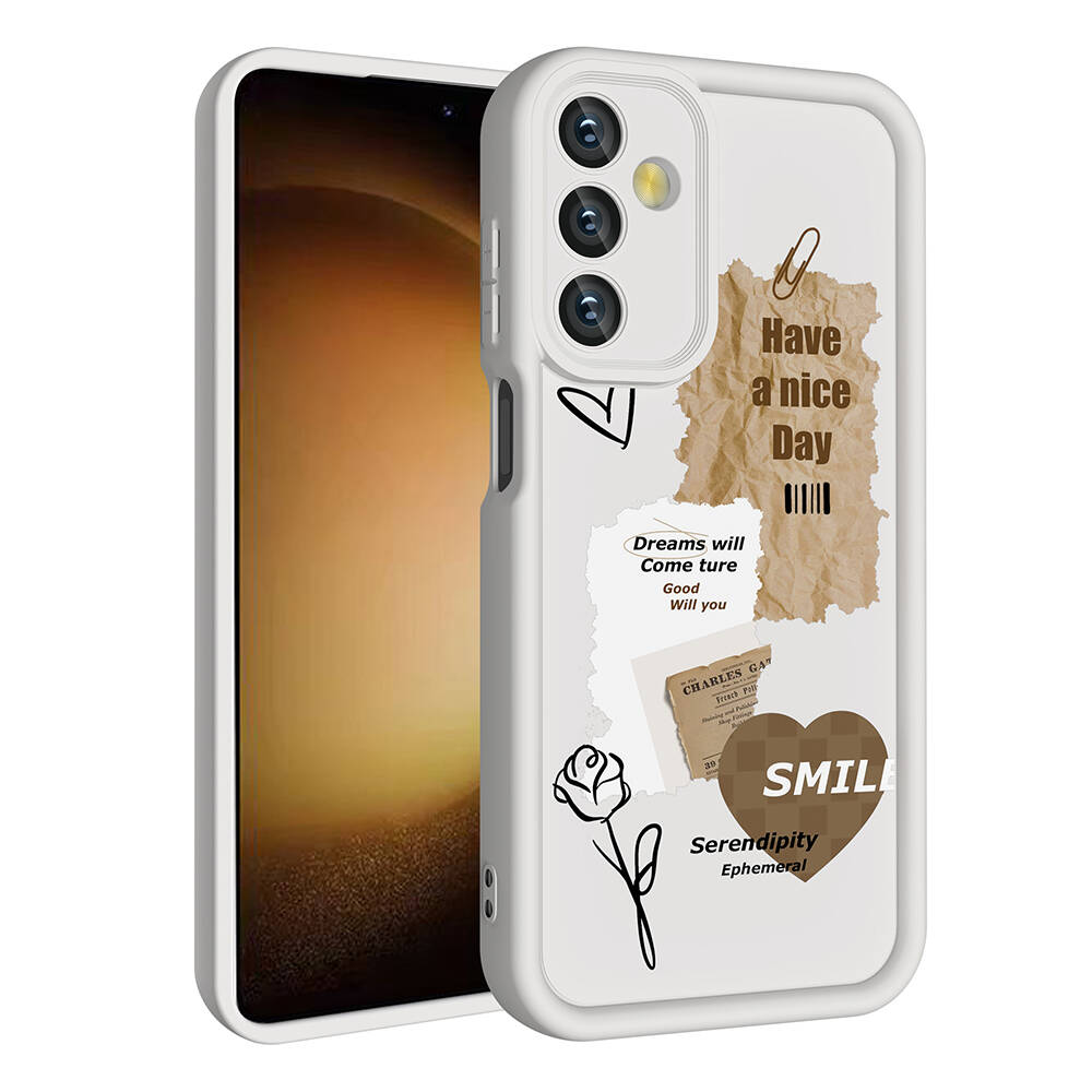 Samsung Galaxy A05S Uyumlu Kılıf Kamera Korumalı Baskılı Arka Yüzey Zore Klas Kapak - 3