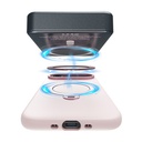 Apple iPhone 17 Uyumlu Pro Uyumlu Max Uyumlu Kılıf M-safe Şarj Özellikli Metal Standlı Sıvı Silikon Lenyes CK223 Kapak - 3