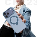 Apple iPhone 17 Uyumlu Pro Uyumlu Max Uyumlu Kılıf M-safe Şarj Özellikli Metal Standlı Sıvı Silikon Lenyes CK223 Kapak - 6
