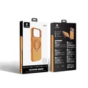 Apple iPhone 17 Uyumlu Pro Uyumlu Max Uyumlu Kılıf M-safe Şarj Özellikli Metal Standlı Sıvı Silikon Lenyes CK223 Kapak - 7