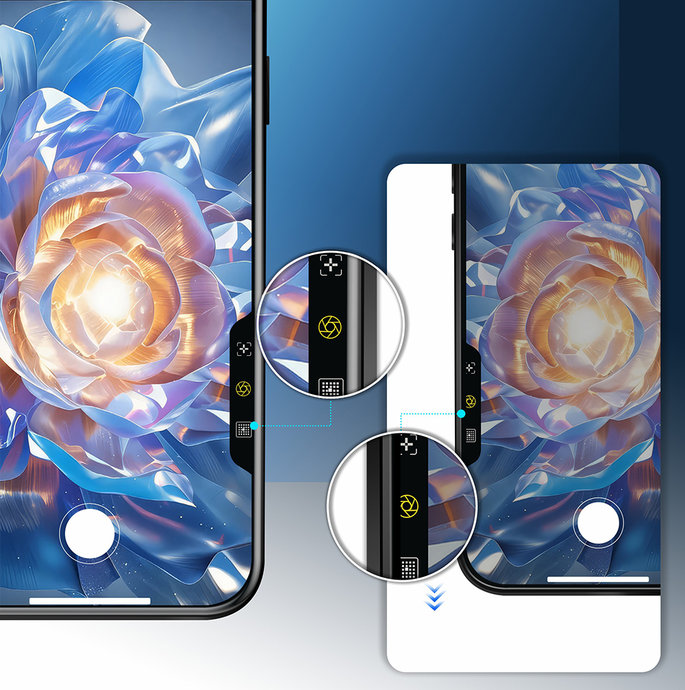 Apple iPhone 16 Uyumlu Pro Uyumlu Max Uyumlu Mohseven Pure Safir Coating HD 3D Glue Temperli Cam Ekran Koruyucu - 6