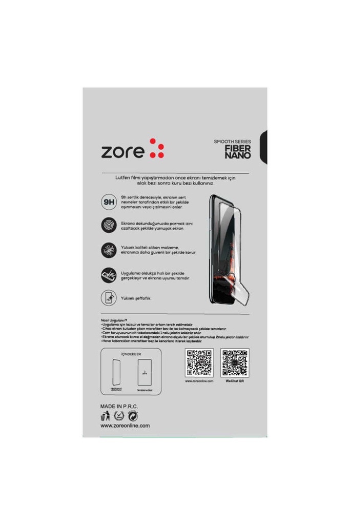 Samsung Galaxy M11 Uyumlu Zore Fiber Nano Ekran Koruyucu