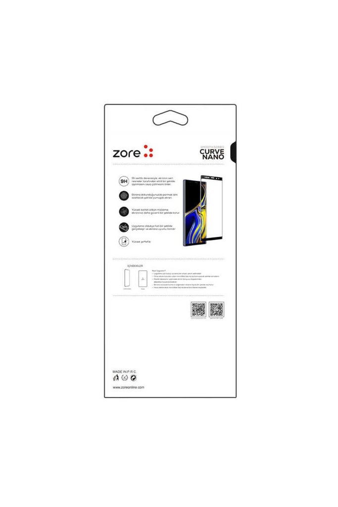 Samsung Galaxy S9 Uyumlu Zore 3D Short Curve Nano Ekran Koruyucu