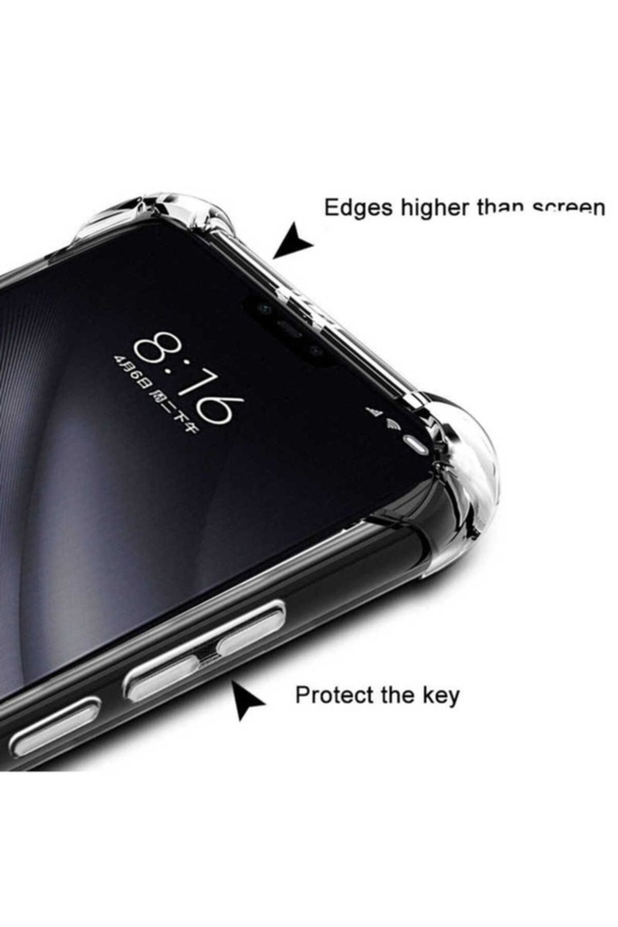 Xiaomi Mi 8 Lite Uyumlu Kılıf Zore Nitro Anti Shock Silikon