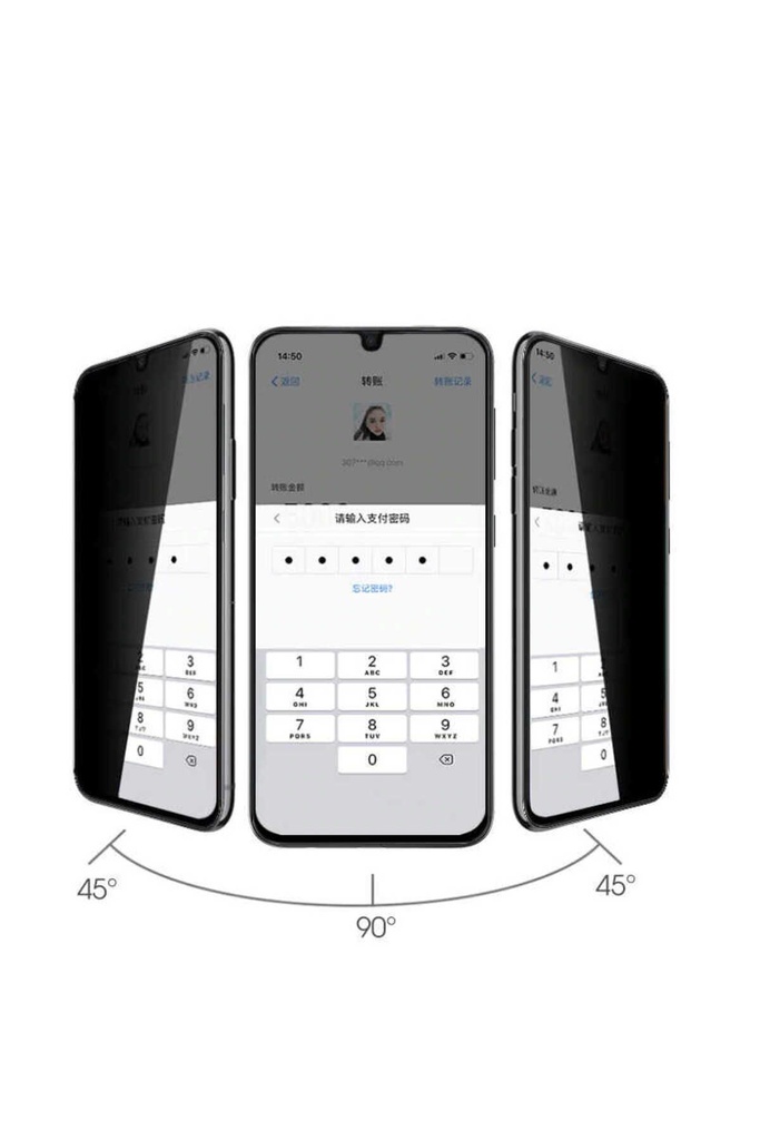 Xiaomi Redmi Note 12 4G Uyumlu Zore New 5D Privacy Temperli Ekran Koruyucu