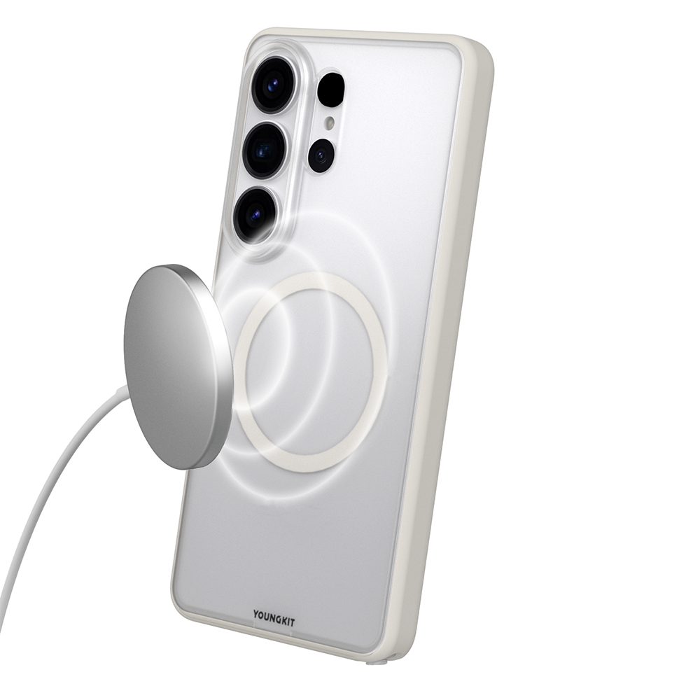 Samsung Galaxy S26 Ultra Uyumlu Kılıf M-safe Şarj Özellikli Youngkit Clear Serisi Kapak - 5
