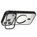 Apple iPhone 17 Pro Uyumlu Kılıf Standlı ve Kamera Lens Hediyeli M-Safe Şarj Özellikli Zore Etro Kapak - 13