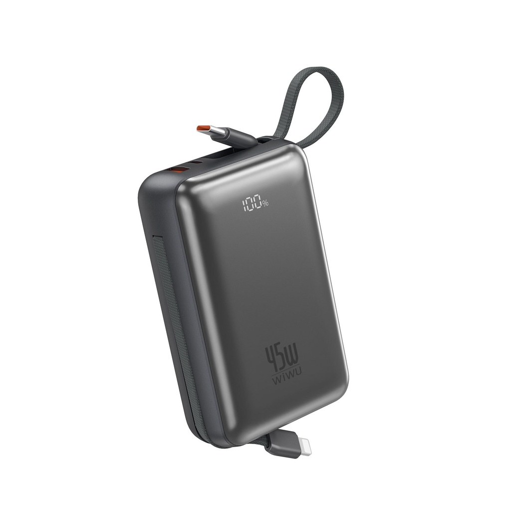 Wiwu AS-182 Galaxy Pro Max Serisi Type-C Lightning Çıkışlı Taşınabilir Powerbank PD 45W 20000mAh - 2