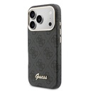 Apple iPhone 17 Pro Uyumlu Kılıf Guess Orjinal Lisanslı M-safe Şarj Özellikli Script Yazı Logolu 4G Desenli Kapak - 1
