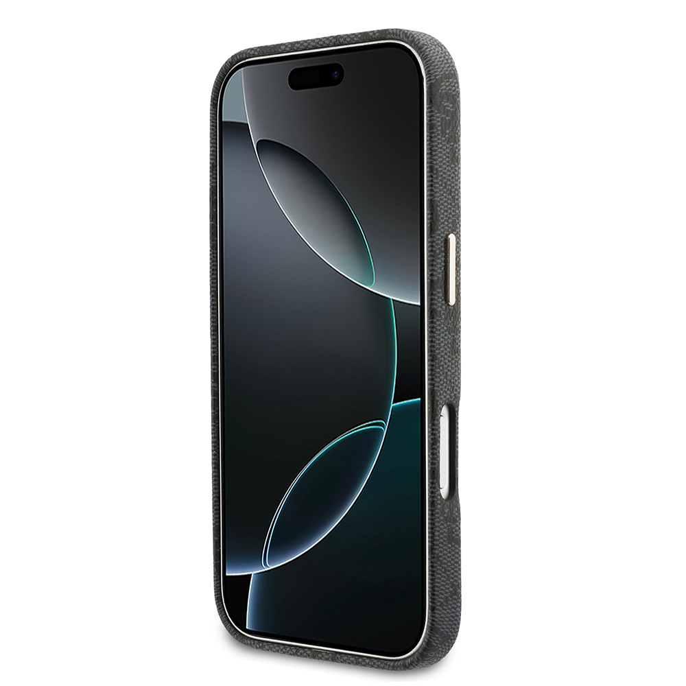 Apple iPhone 17 Pro Uyumlu Kılıf Guess Orjinal Lisanslı M-safe Şarj Özellikli Script Yazı Logolu 4G Desenli Kapak - 4