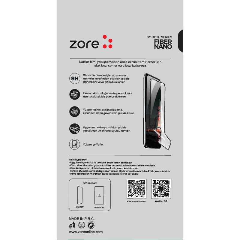 Samsung Galaxy J3 Pro Uyumlu Zore Fiber Nano Ekran Koruyucu - 1