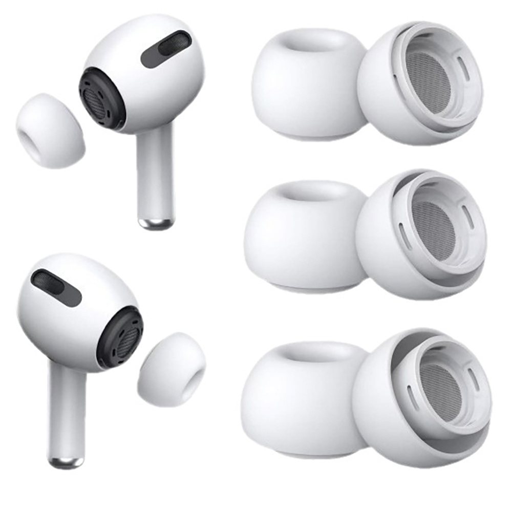 Apple Airpods Pro Uyumlu 3 Zore Kulaklık Ucu Silikon - 2