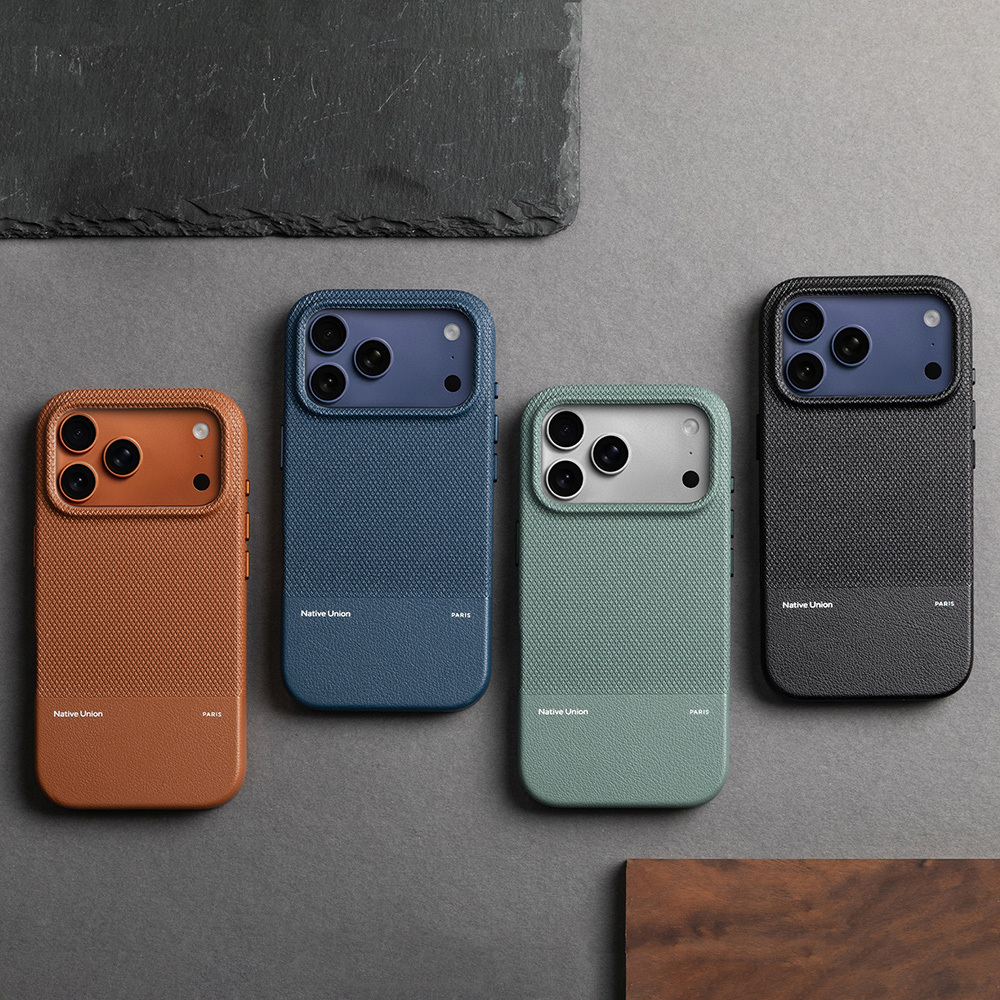 Apple iPhone 17 Pro Uyumlu Kılıf M-safe Şarj Özellikli Deri Dokulu Native Union RE Classic Serisi Kapak - 1
