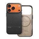 Apple iPhone 17 Pro Uyumlu Kılıf M-safe Şarj Özellikli Deri Dokulu Native Union RE Classic Serisi Kapak - 2