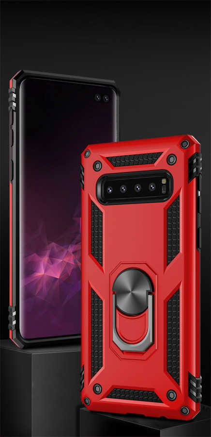 Samsung Galaxy S10 Plus Uyumlu Kılıf Zore Vega Kapak - 1