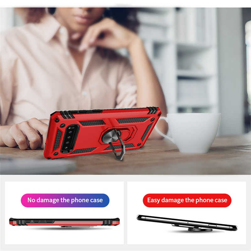 Samsung Galaxy S10 Plus Uyumlu Kılıf Zore Vega Kapak - 8