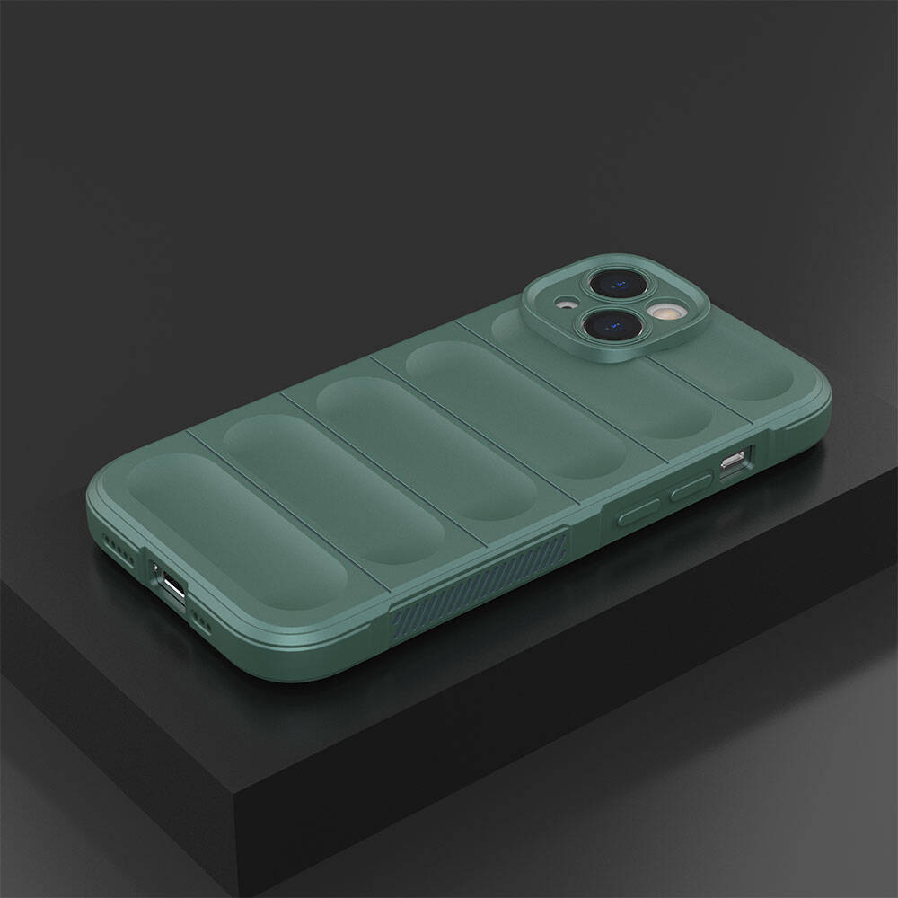 Apple iPhone 14 Uyumlu Kılıf Esnek TPU Oyuklu Arka Yüzey Tasarımlı Zore Etnik Silikon Kapak - 13
