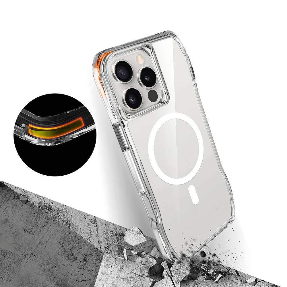 Apple iPhone 16 Pro Max Kılıf Zore Magsafe Şarj Özellikli T-Max Magsafe Kapak - 4