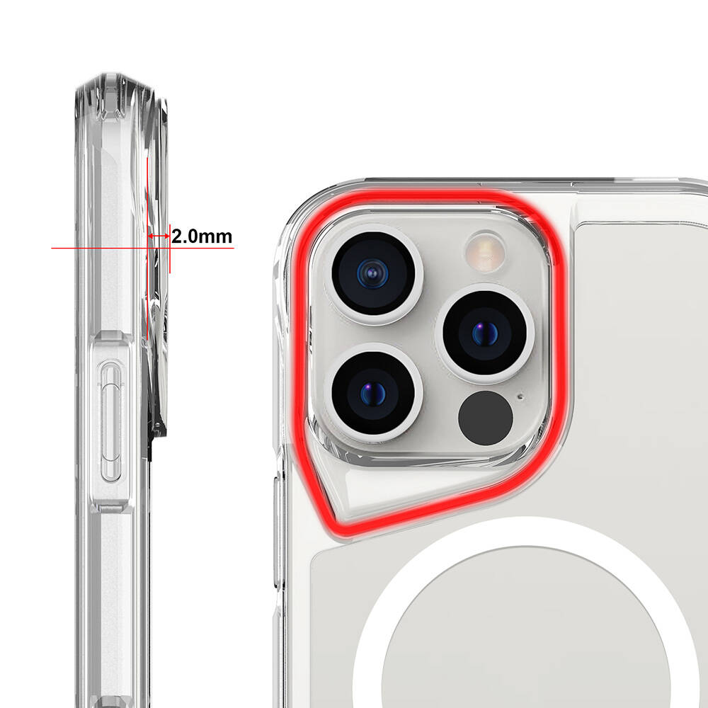 Apple iPhone 16 Pro Max Kılıf Zore Magsafe Şarj Özellikli T-Max Magsafe Kapak - 5
