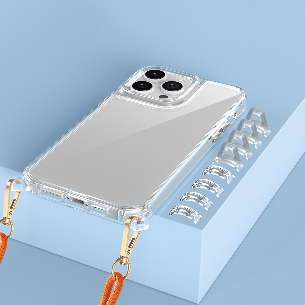 Apple iPhone 14 Pro Uyumlu Kılıf Airbagli Takılabilir Askı Aparatlı Zore Snap Silikon Kapak - 3