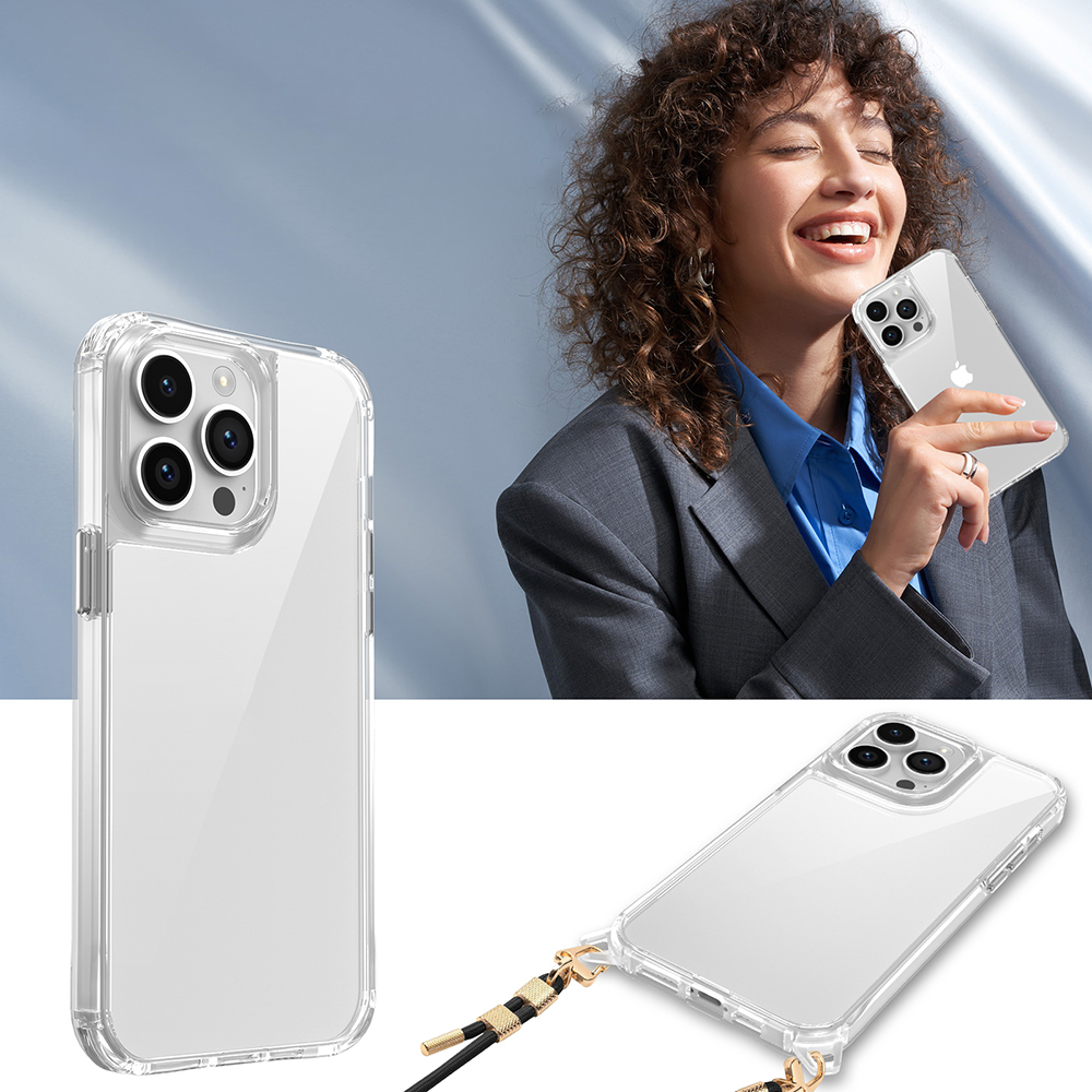 Apple iPhone 14 Pro Max Uyumlu Kılıf Airbagli Takılabilir Askı Aparatlı Zore Snap Silikon Kapak - 5