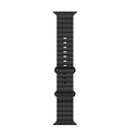 Apple Watch Ultra 49mm Uyumlu Kordon Ocean Silikon Yumuşak Esnek Metal Tokalı Zore KRD-75 Kayış - 5