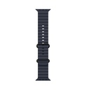 Apple Watch Ultra 49mm Uyumlu Kordon Ocean Silikon Yumuşak Esnek Metal Tokalı Zore KRD-75 Kayış - 8