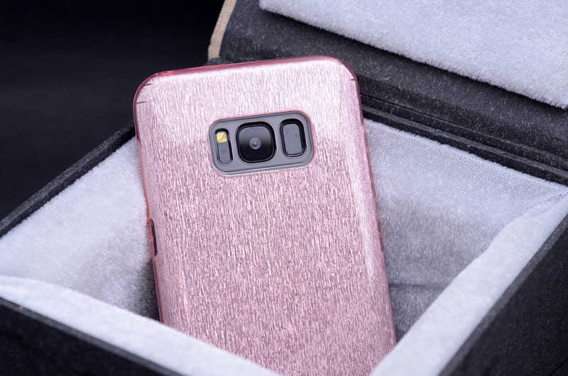 Samsung Galaxy S8 Uyumlu Kılıf Zore Shining Silikon - 1