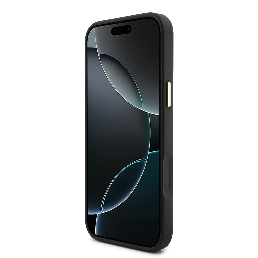 Apple iPhone 18 Pro Uyumlu Guess Orjinal Lisanslı 4G ve Yazı Logolu Kılıf + Kartlık + Askı İpi 3in1 Aksesuar Seti - 4