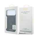 Apple iPhone 18 Pro Max Uyumlu Kılıf Guess Orjinal Lisanslı M-safe Şarj Özellikli 4G Desenli 360 Derece Dönebilen Standlı Metal Yazı Logolu Kapak - 7