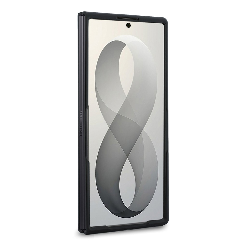 Samsung Galaxy Z Fold 8 Ultra Uyumlu Kılıf Guess Orjinal Lisanslı M-safe Şarj Özellikli 4G Desenli Yazı Logolu PU Deri Kapak - 3