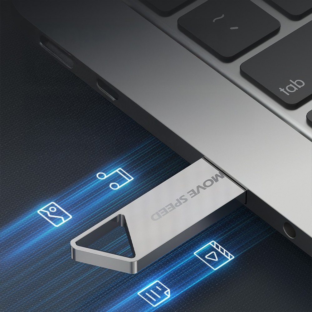 Movespeed TSJ8G Yüksek Hızlı Metal Flash Bellek USB 3.1 8GB - 7