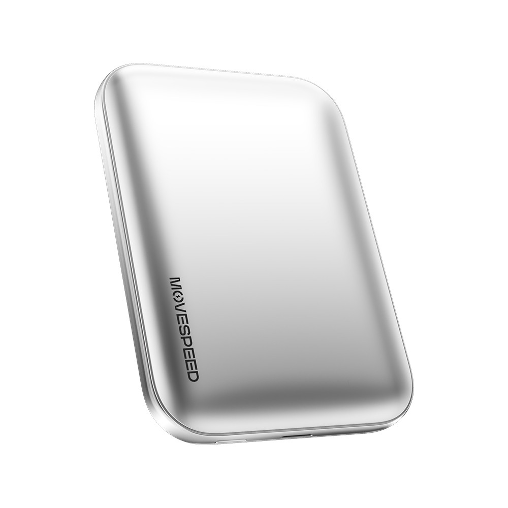 Movespeed MSPD10 PSSD Powerbank Özellikli Manyetik 5000mAh 2in1 SSD 4K ProRes Destekli 4TB USB3.2 Taşınabilir Harici Disk - 1