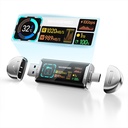 Movespeed MSSU10 LCD Ekranlı 4K ProRes Dual USB-A+Type-C Bağlantılı PSSD Flash Disk 512GB 10Gbps - 4