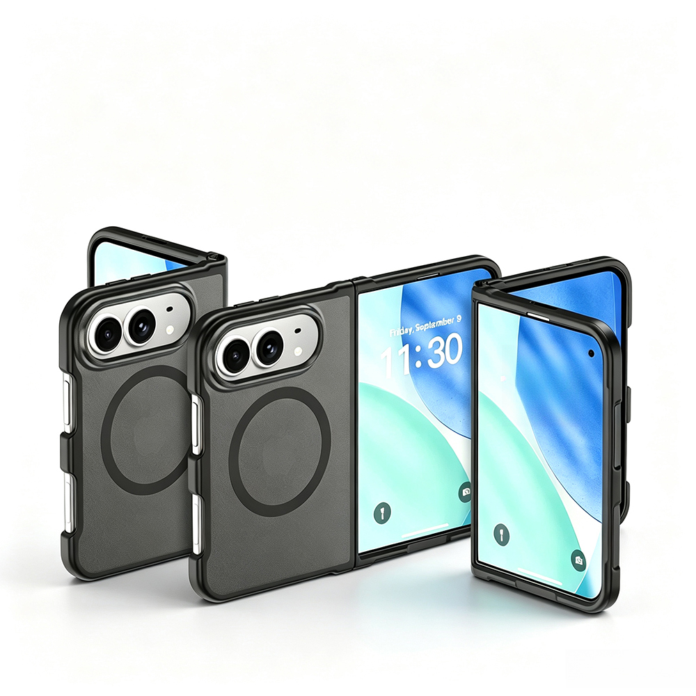 Apple iPhone Duo Uyumlu Kılıf M-Safe Şarj Özellikli Kamera Korumalı Zore Lunex Kapak - 2