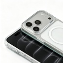Apple iPhone 17 Pro Max Uyumlu Kılıf Zore M-safe Şarj Özellikli Şeffaf Tek Kamera Çerçeveli Porto Kapak - 2