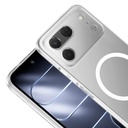 Tecno Spark 50 Pro Kamera Korumalı M-Safe Şarj Özellikli Şeffaf Zore London Sert PC Kapak - 2